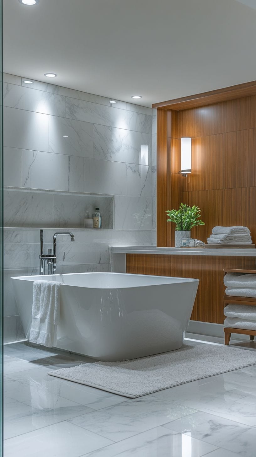 Hotel spa bathroom