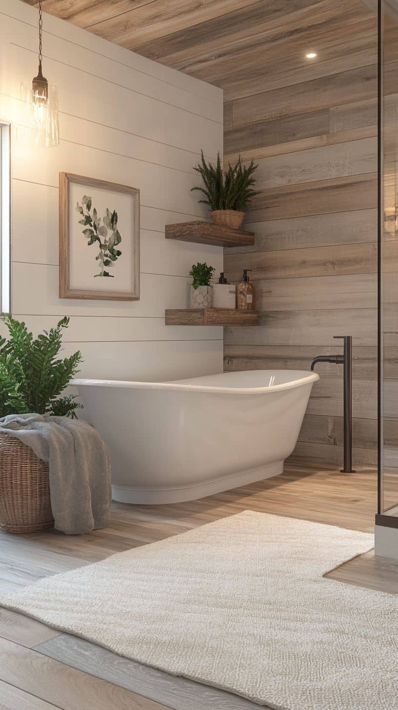 Bloxburg farmhouse bathroom