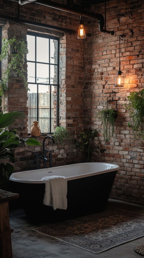 13 Industrial Bathroom Ideas: From Modern Chic to Rustic Boho Vibes
