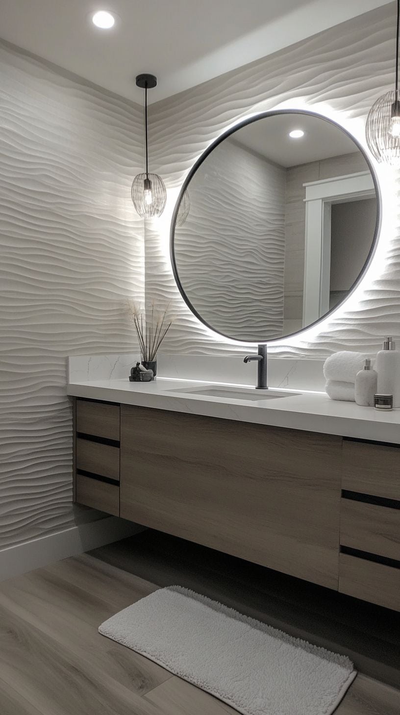 Guest bathroom with no window