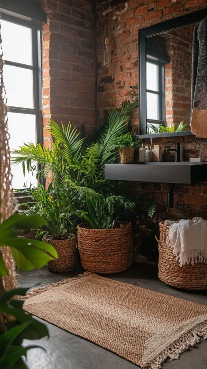 13 Industrial Bathroom Ideas: From Modern Chic to Rustic Boho Vibes ...