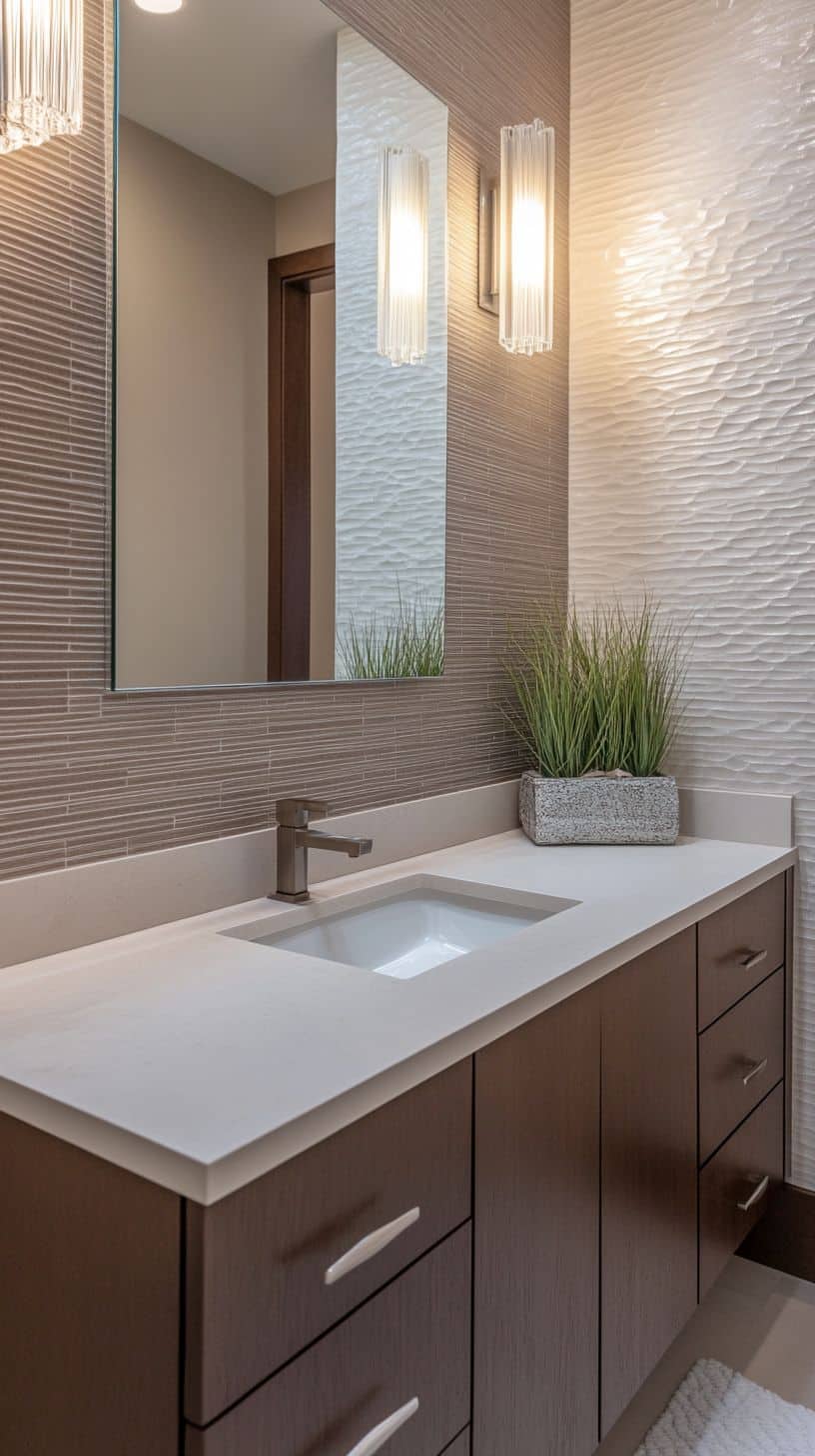Small bathroom with tiles