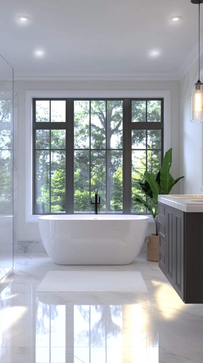 Bloxburg master bathroom