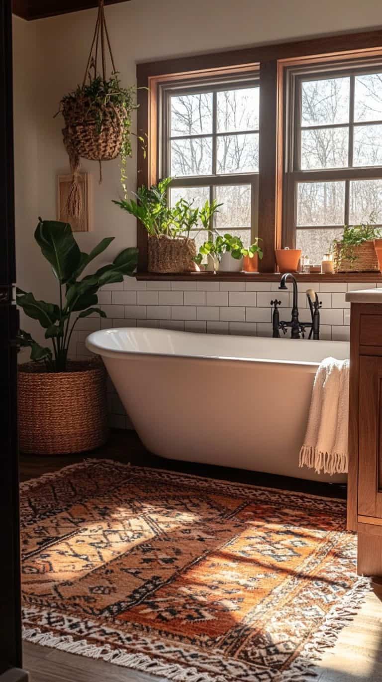 14 Bohemian Bathroom Bliss: Modern, Funky, and Full of Charm ...