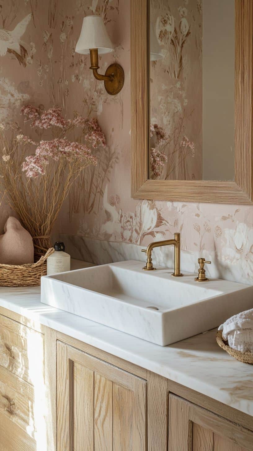 Girly western bathroom