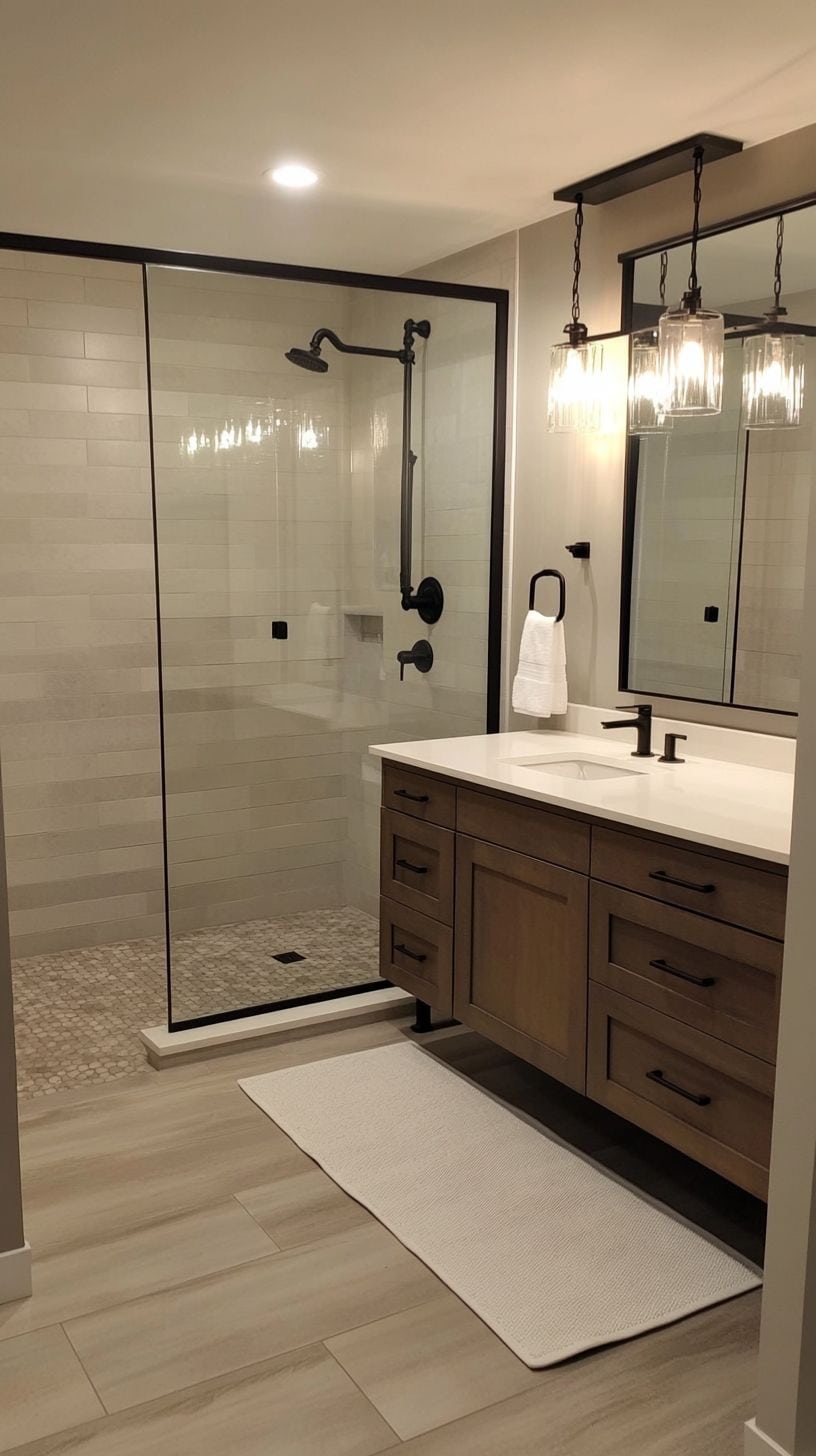  Small bathroom remodel with shower only