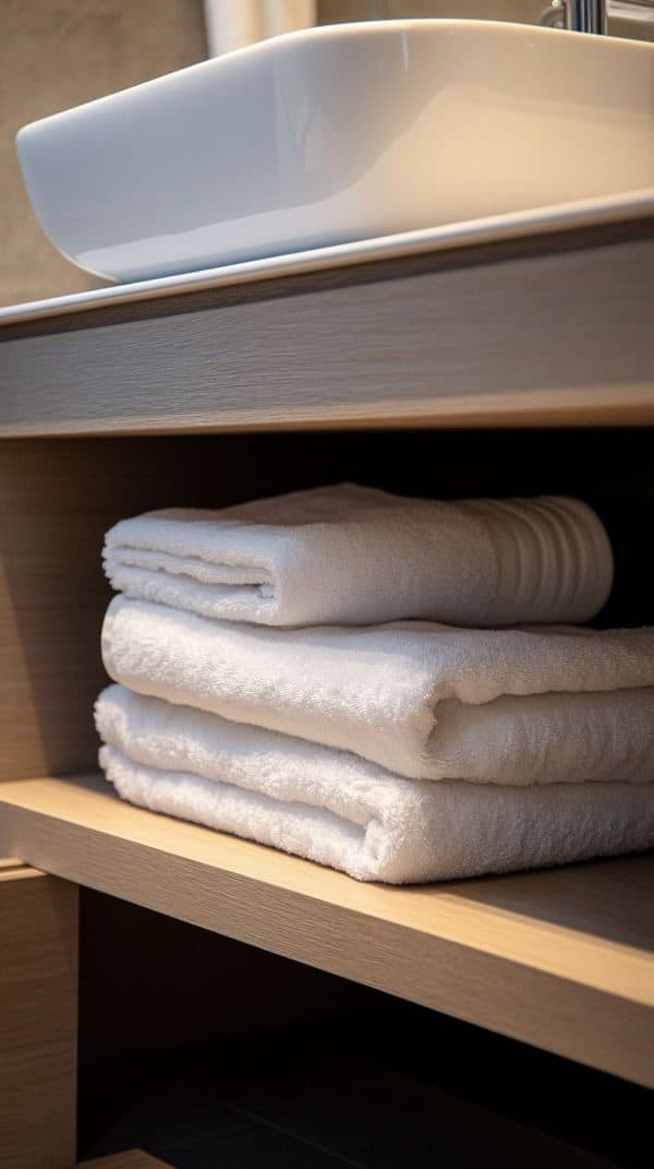 15 Creative Bathroom Towels Ideas - Glamorous Place