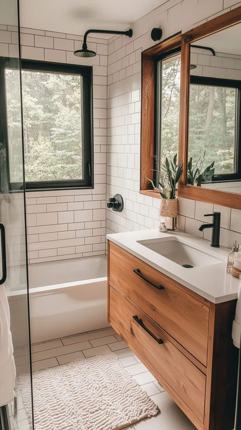 Small bathroom with window