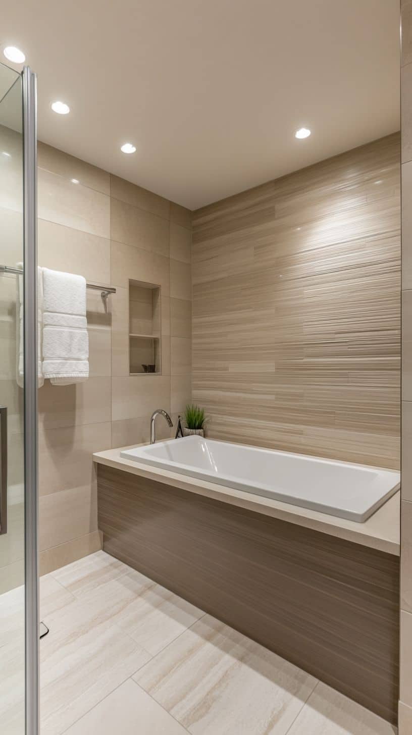 Bathroom with wall tile