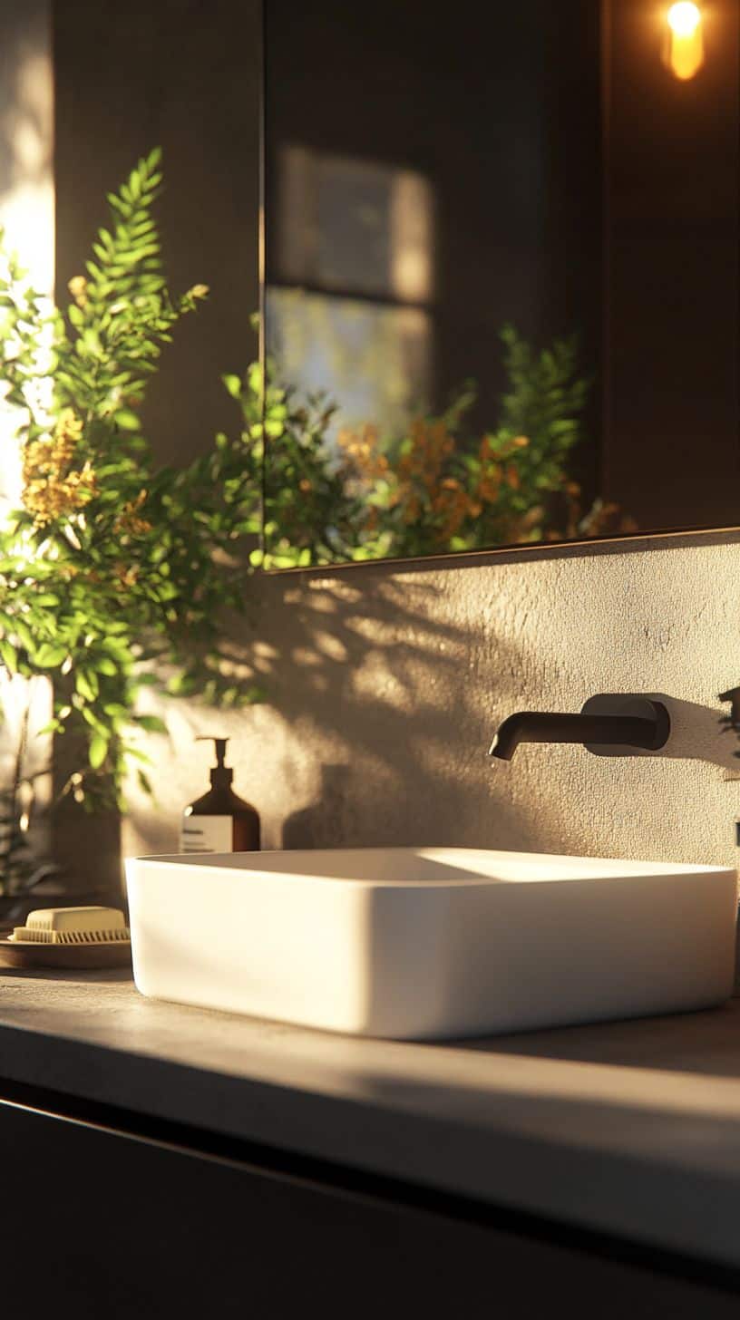 German bathroom with sink