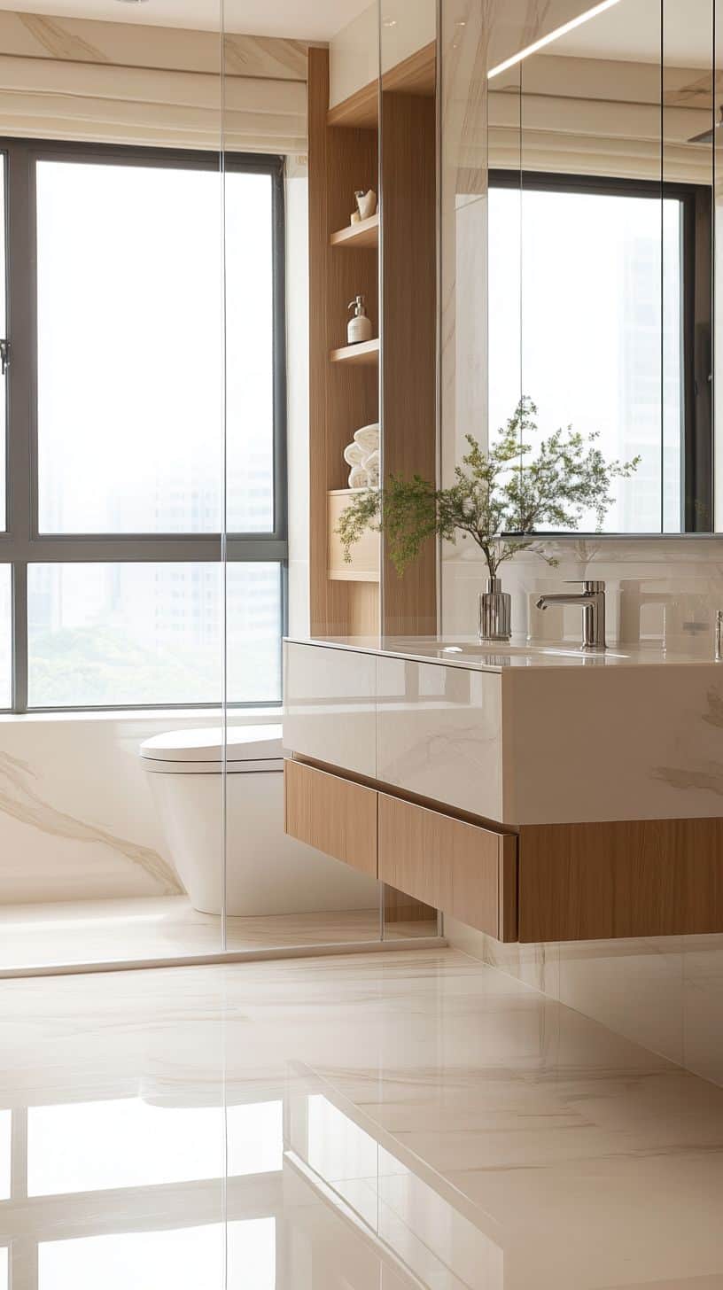 Korean apartment bathroom