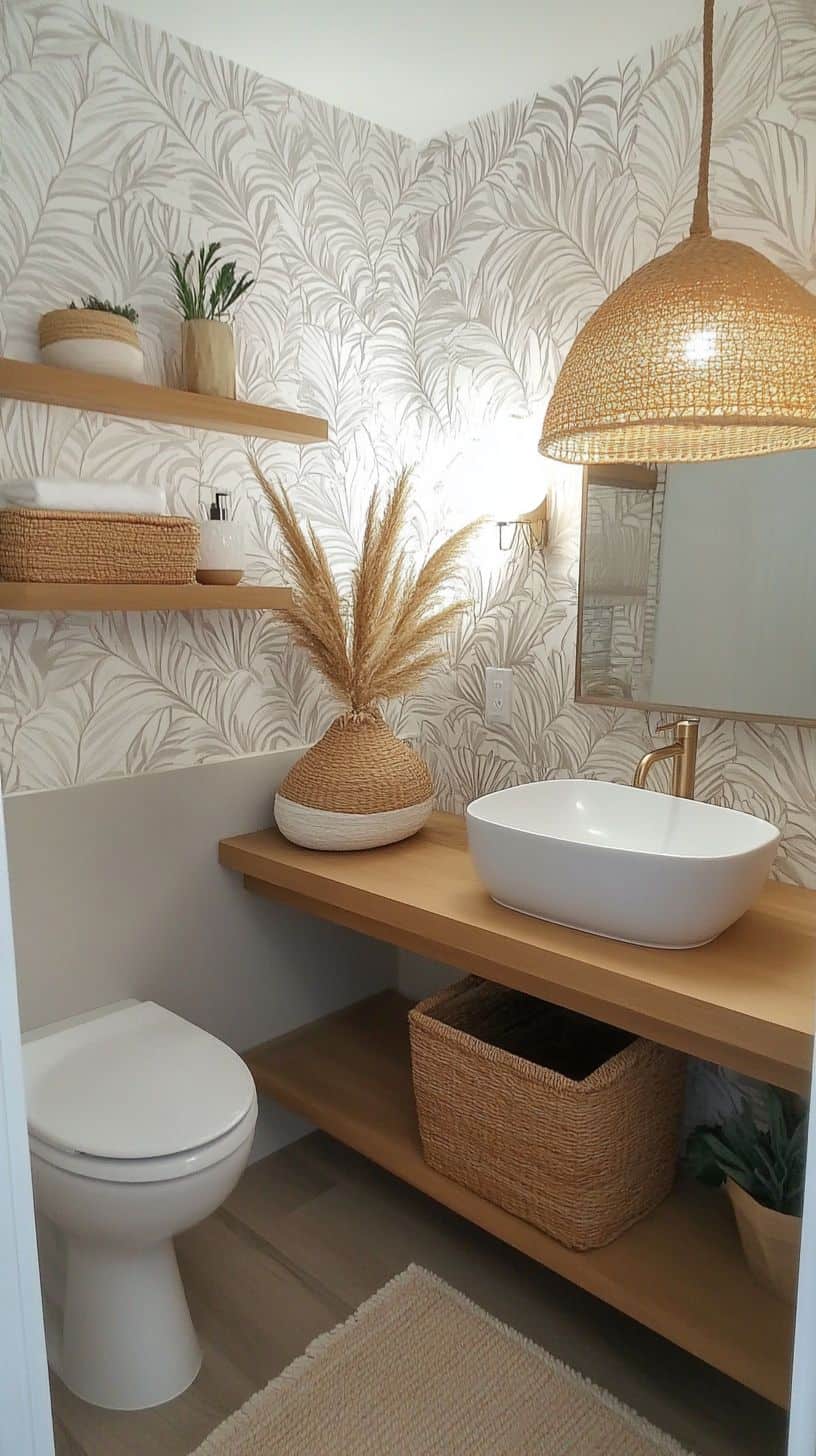 Renter friendly half bathroom