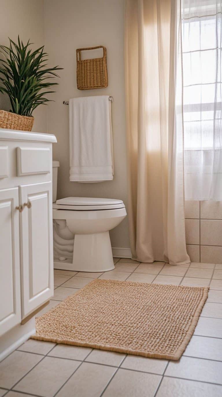 View of Rustic to Boho: 13 Bathroom Ideas on a Budget with Personality ...