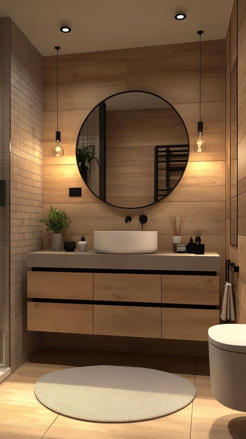 Small swedish bathroom