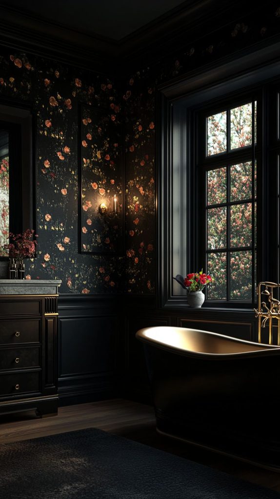 36 Moody Bathroom Inspirations: Dark, Bold, and Beautiful Designs