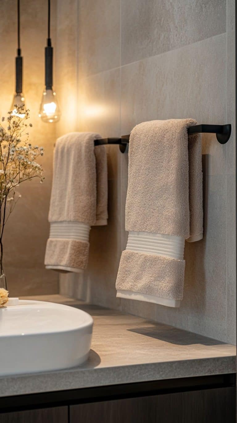 15 Creative Bathroom Towels Ideas - Glamorous Place
