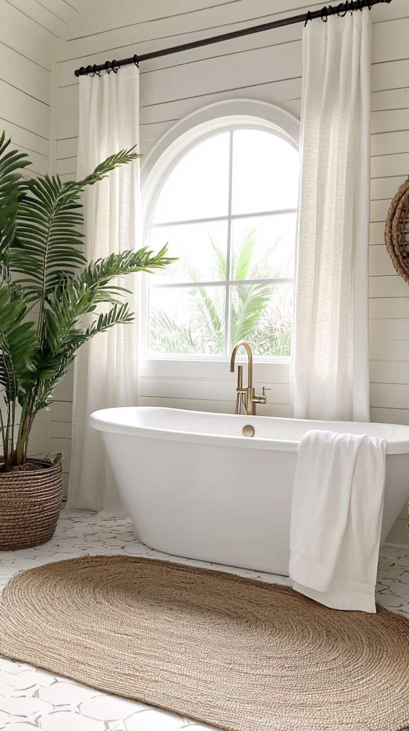 Modern british colonial bathroom