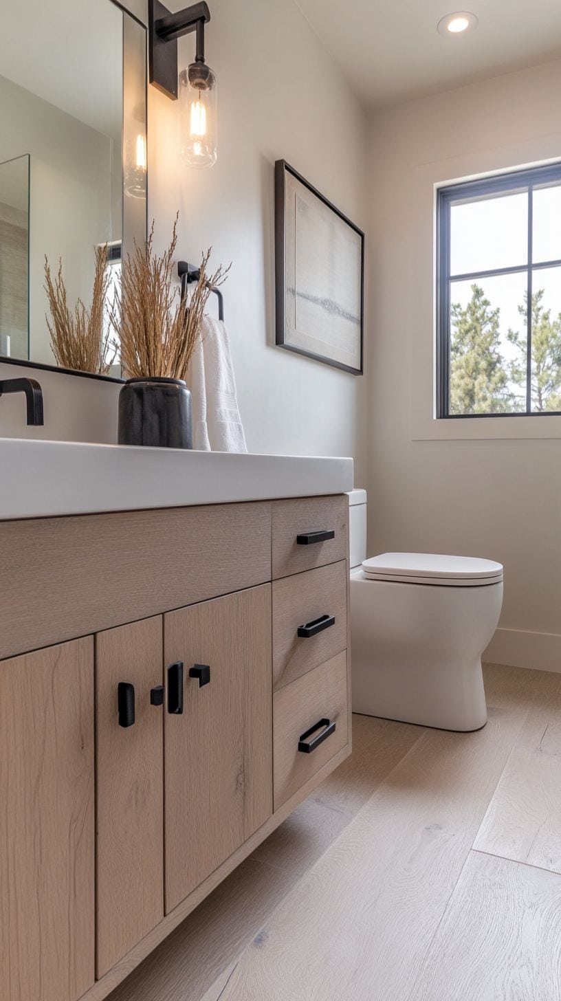No bath bathroom floor