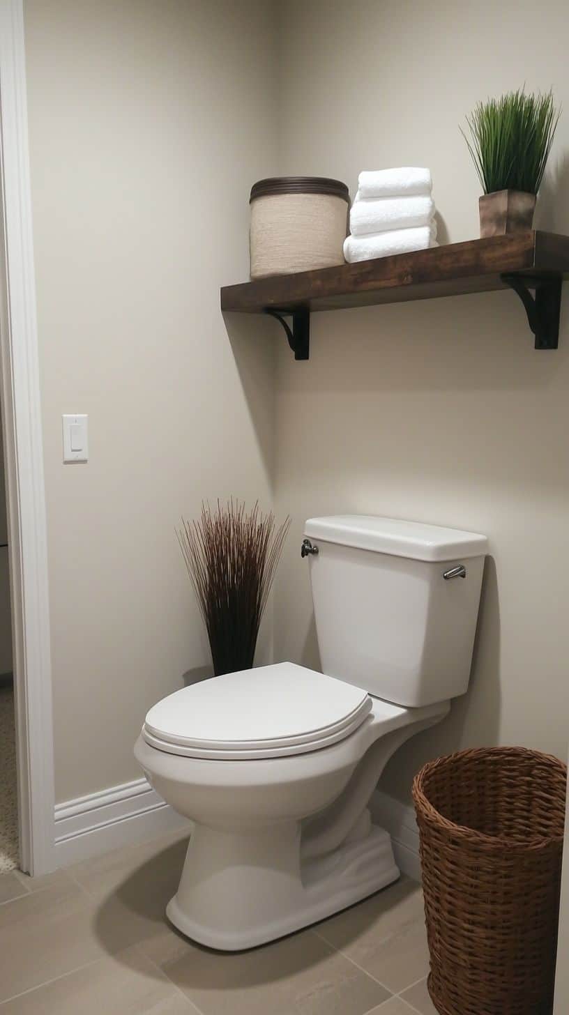 Small half bathroom on a budget