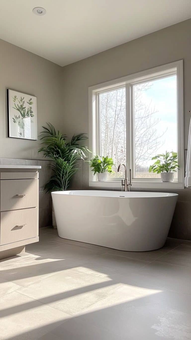 14 Modern Bathroom with Bathtub: Stylish and Sleek Designs - Glamorous ...
