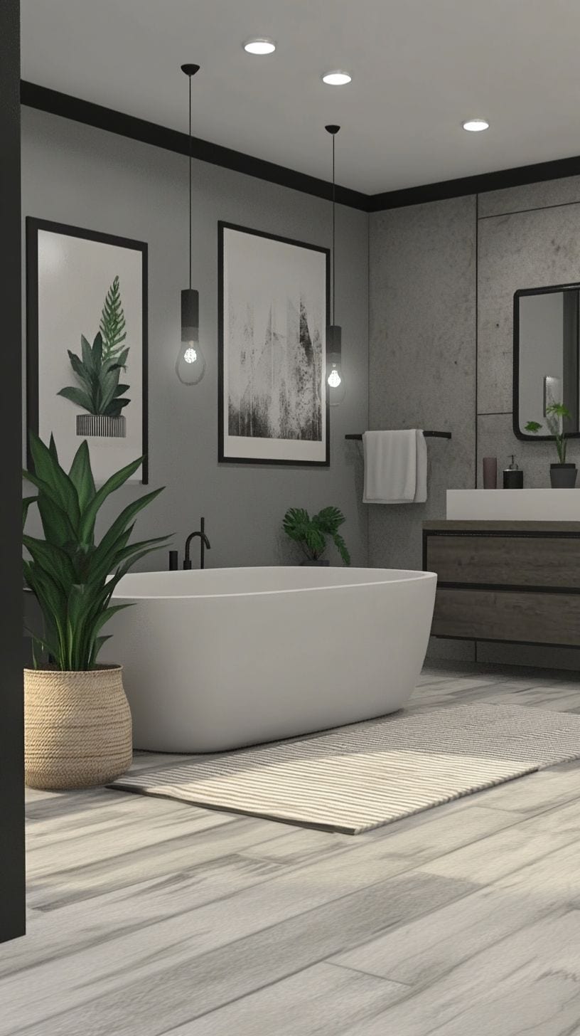 Bloxburg bathroom with picture codes