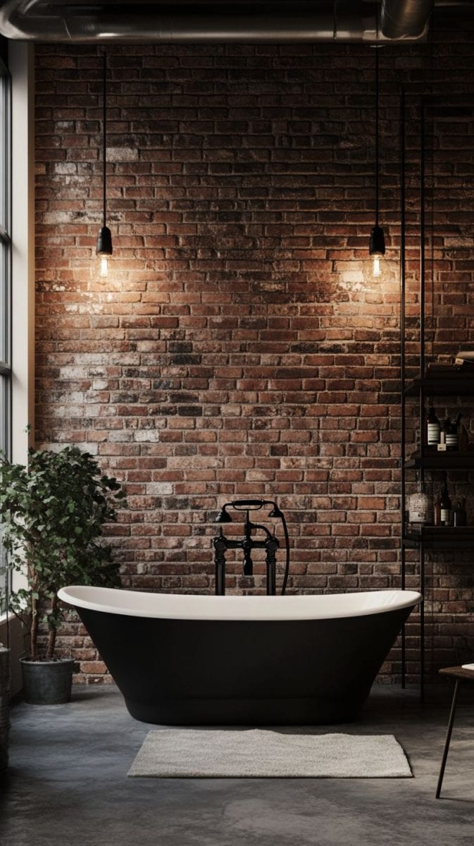 13 Industrial Bathroom Ideas: From Modern Chic to Rustic Boho Vibes - Glamorous Place