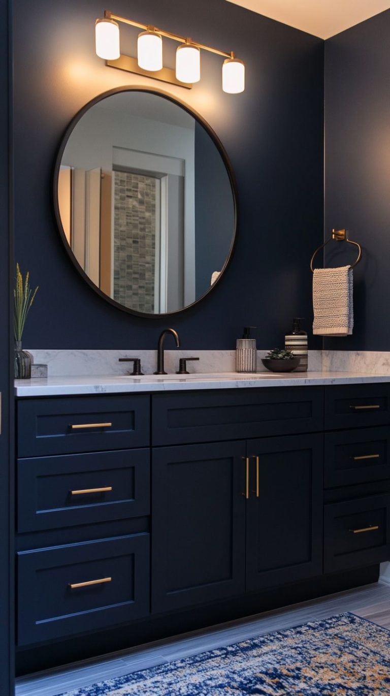 36 Moody Bathroom Inspirations: Dark, Bold, and Beautiful Designs ...