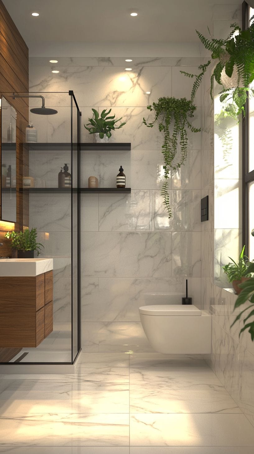 Small hotel bathroom