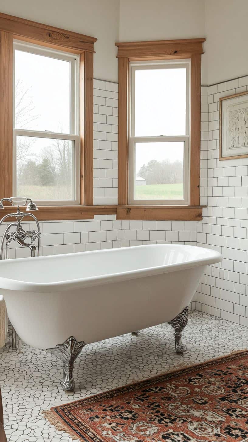 Vintage victorian bathroom