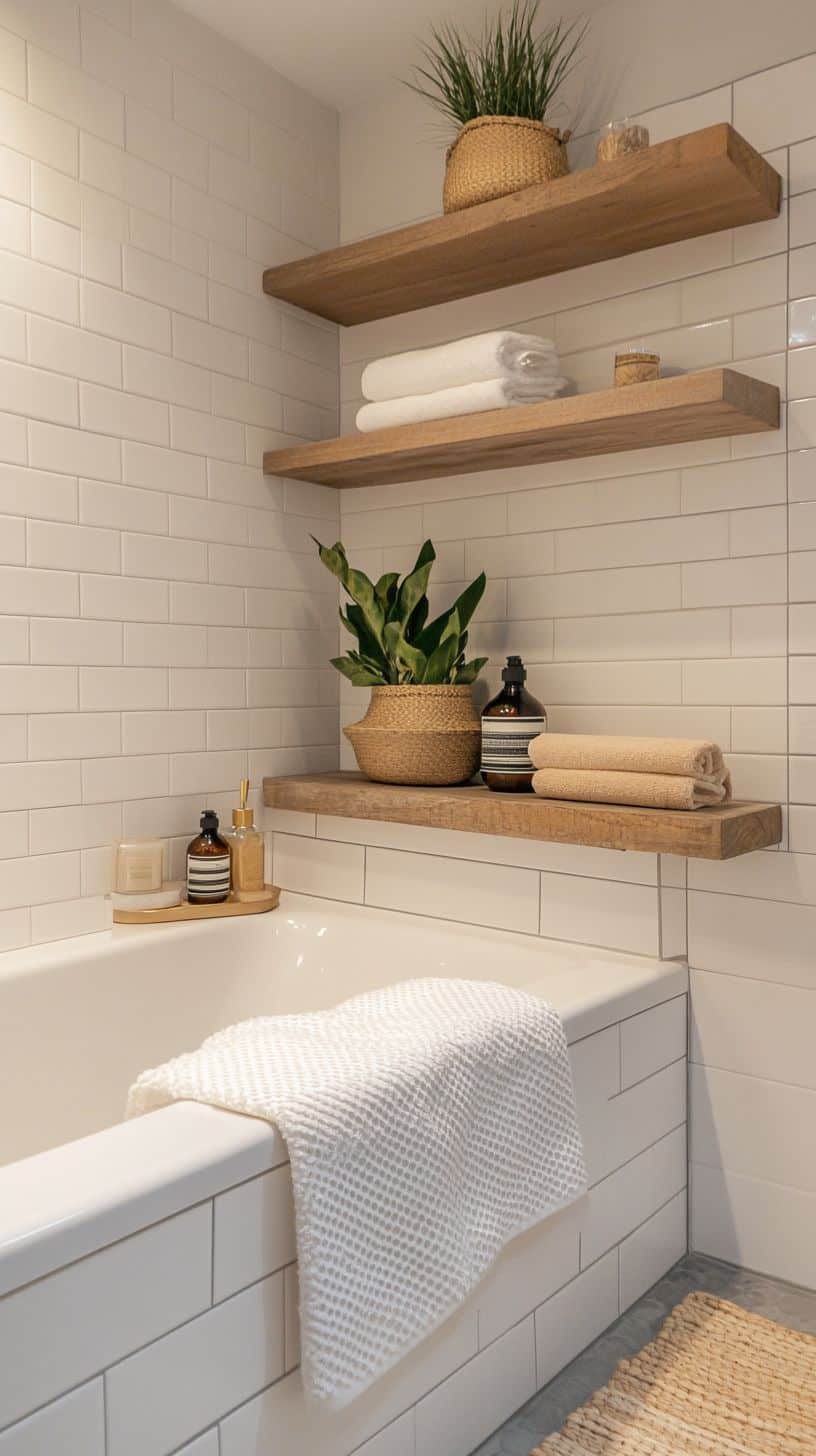 Renter friendly guest bathroom