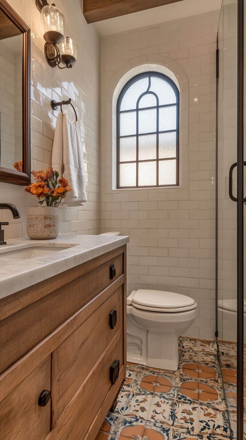 Spanish colonial bathroom
