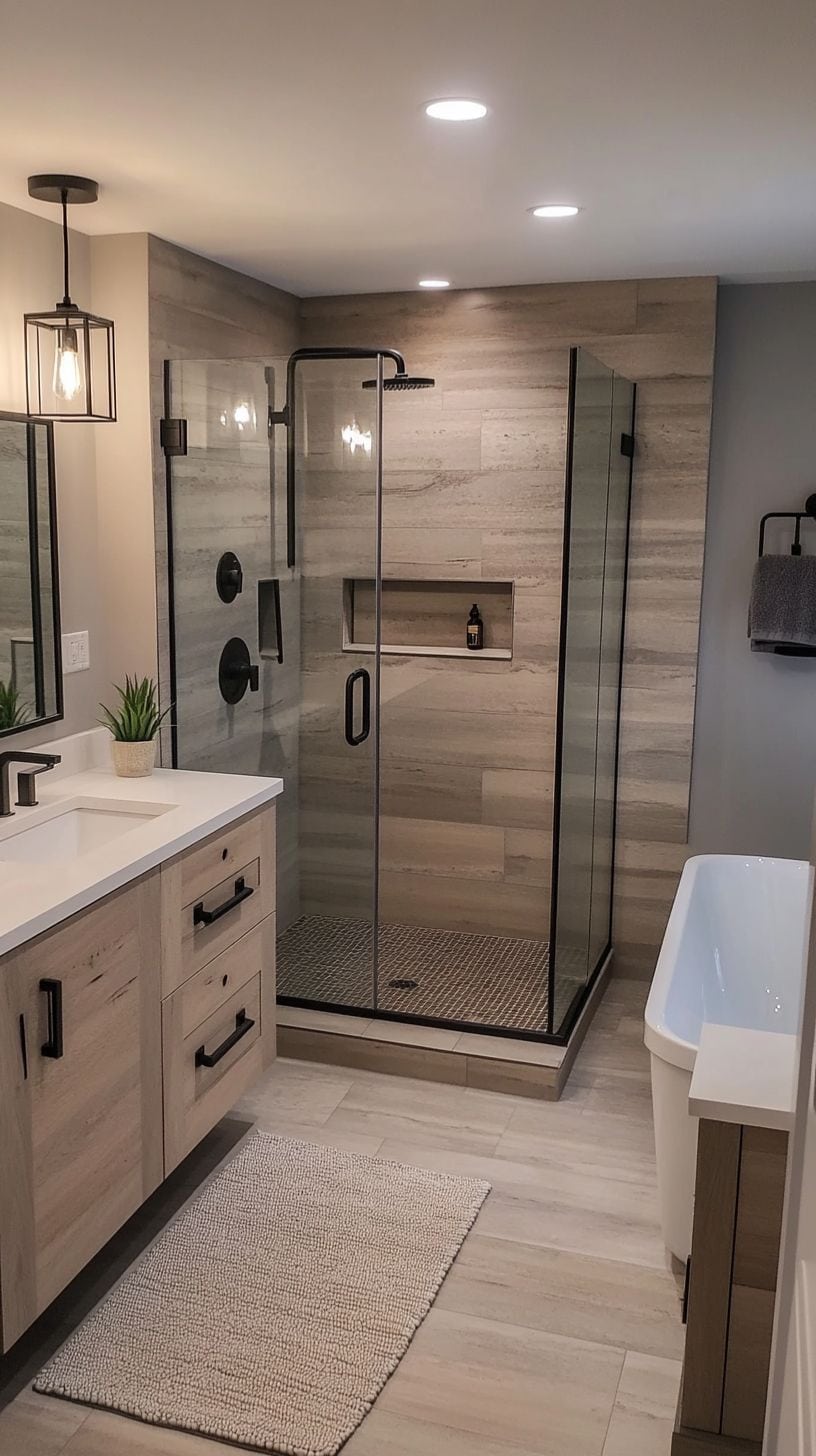 German bathroom with fixtures
