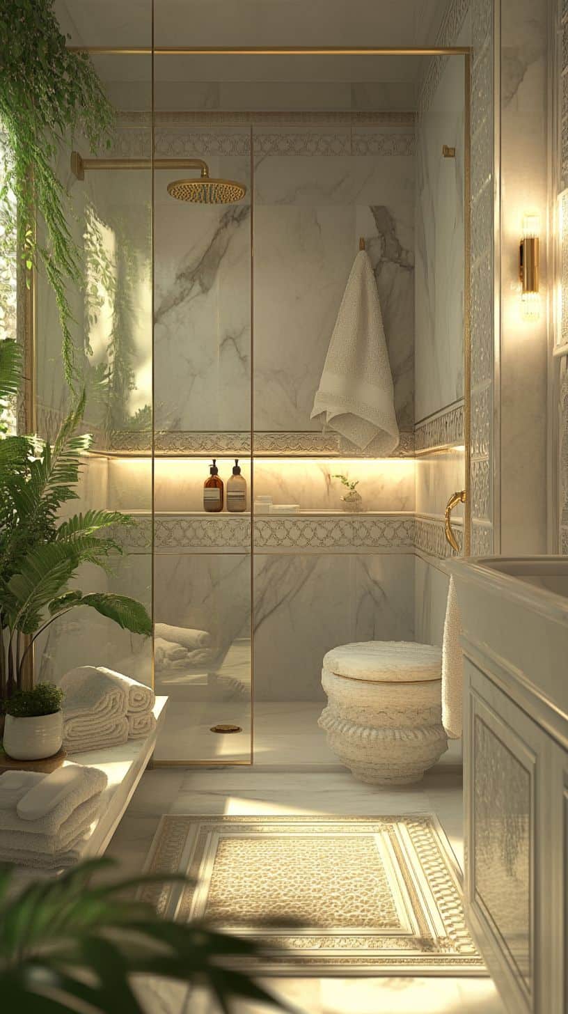 Small turkish bathroom