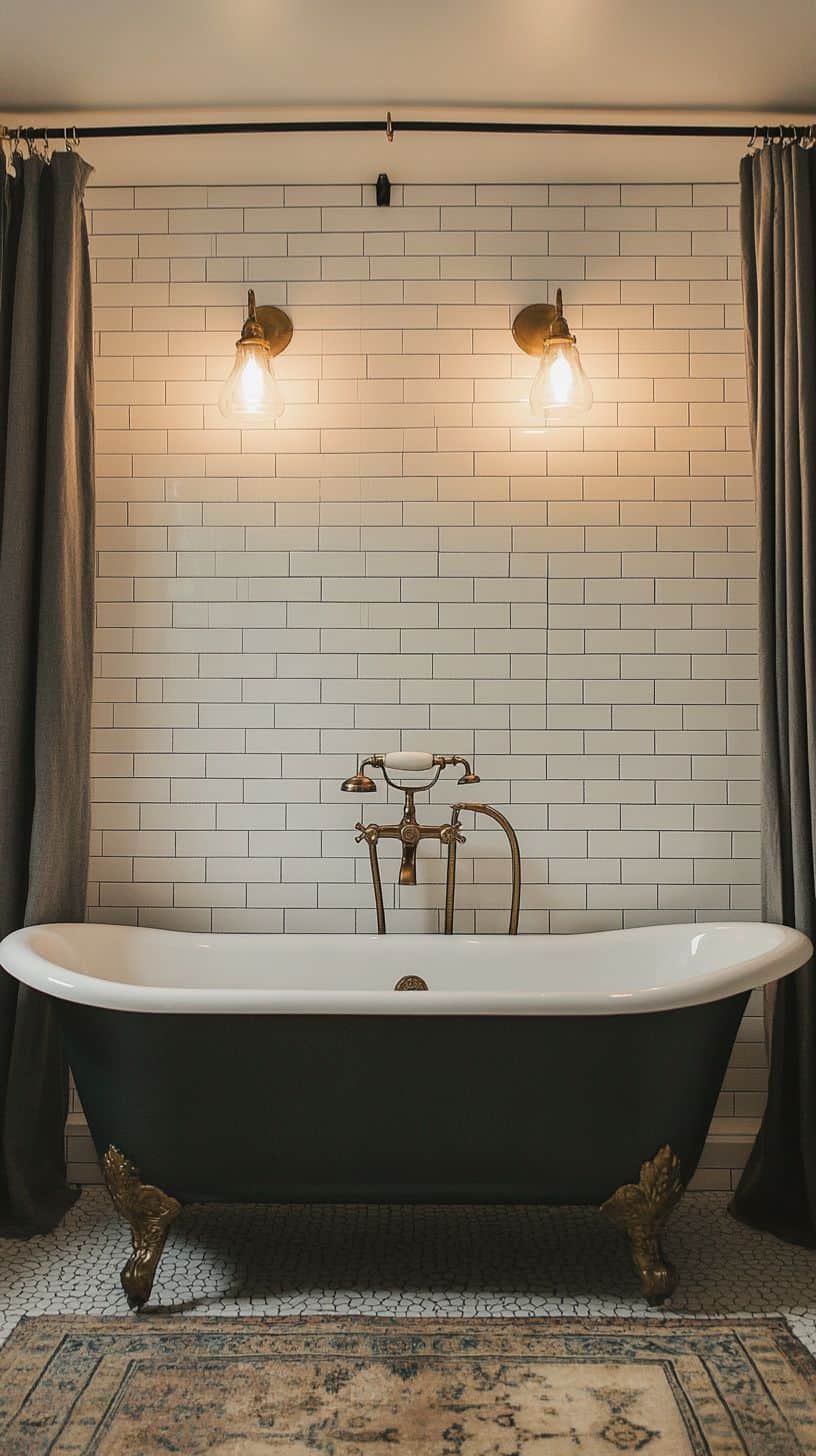Small vintage bathroom