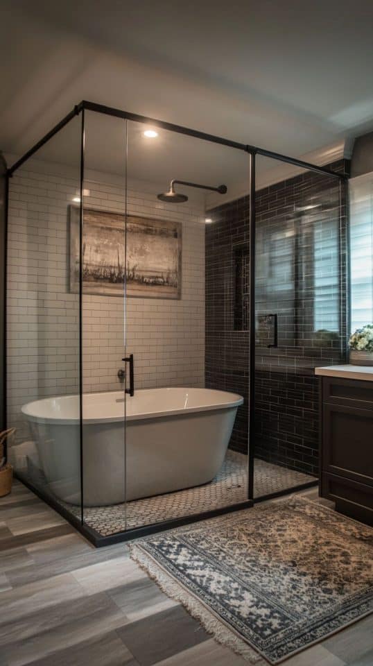 Rustic to Modern: 13 Walk In Shower Bathroom Styles You’ll Love ...