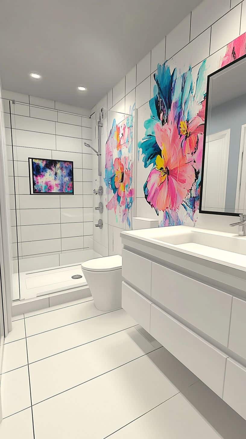 Aesthetic bloxburg bathroom