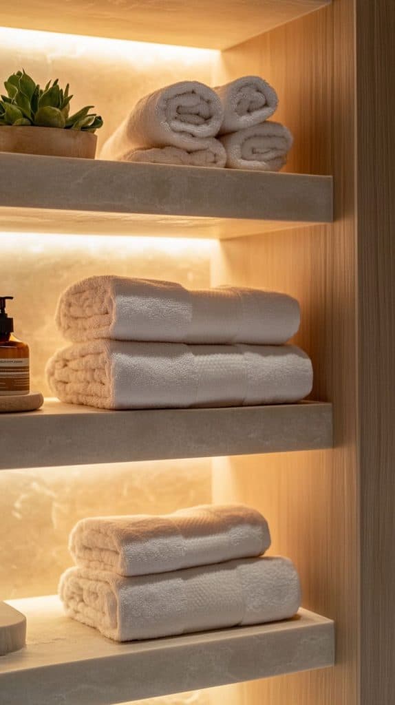 15 Creative Bathroom Towels Ideas