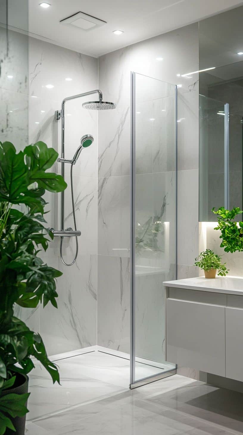 Modern hotel bathroom