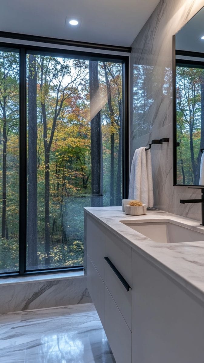 35 Elegant Gray and White Bathroom Ideas for a Timeless Look ...