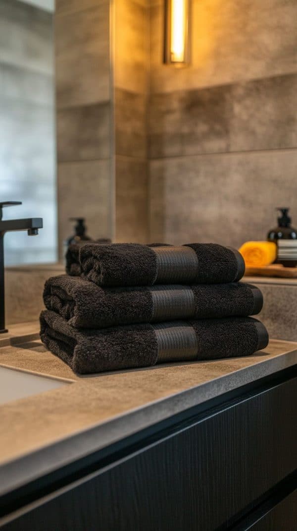 15 Creative Bathroom Towels Ideas - Glamorous Place
