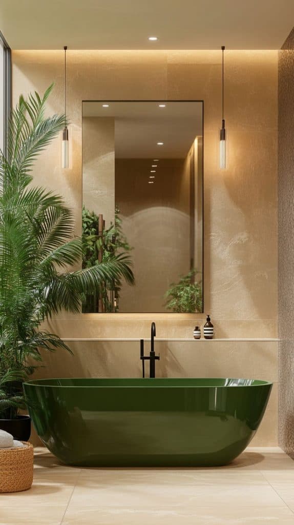 14 Modern Bathroom with Bathtub: Stylish and Sleek Designs