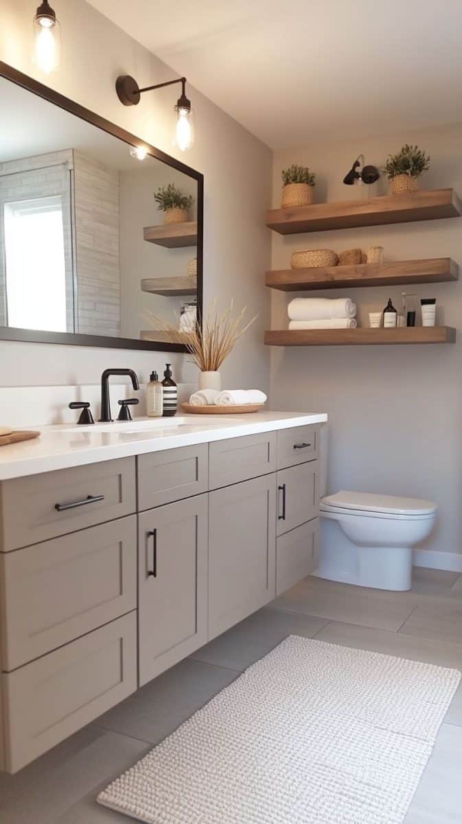 10 Modern Bathroom No Tiles: Sleek Looks Without the Grout Drama - Glamorous Place