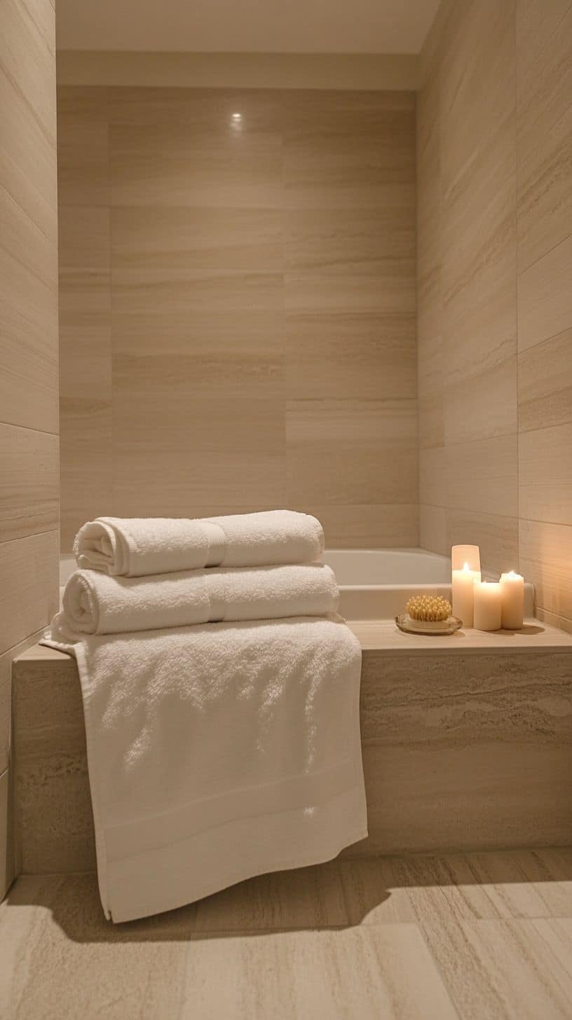 Master bathroom with diy budget