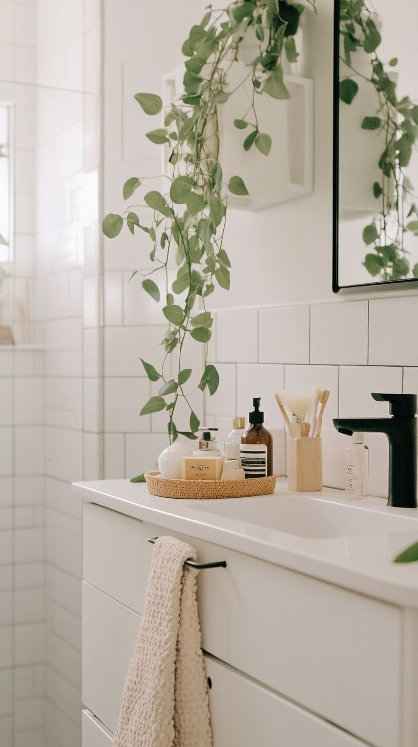 Apartment bathroom on a budget