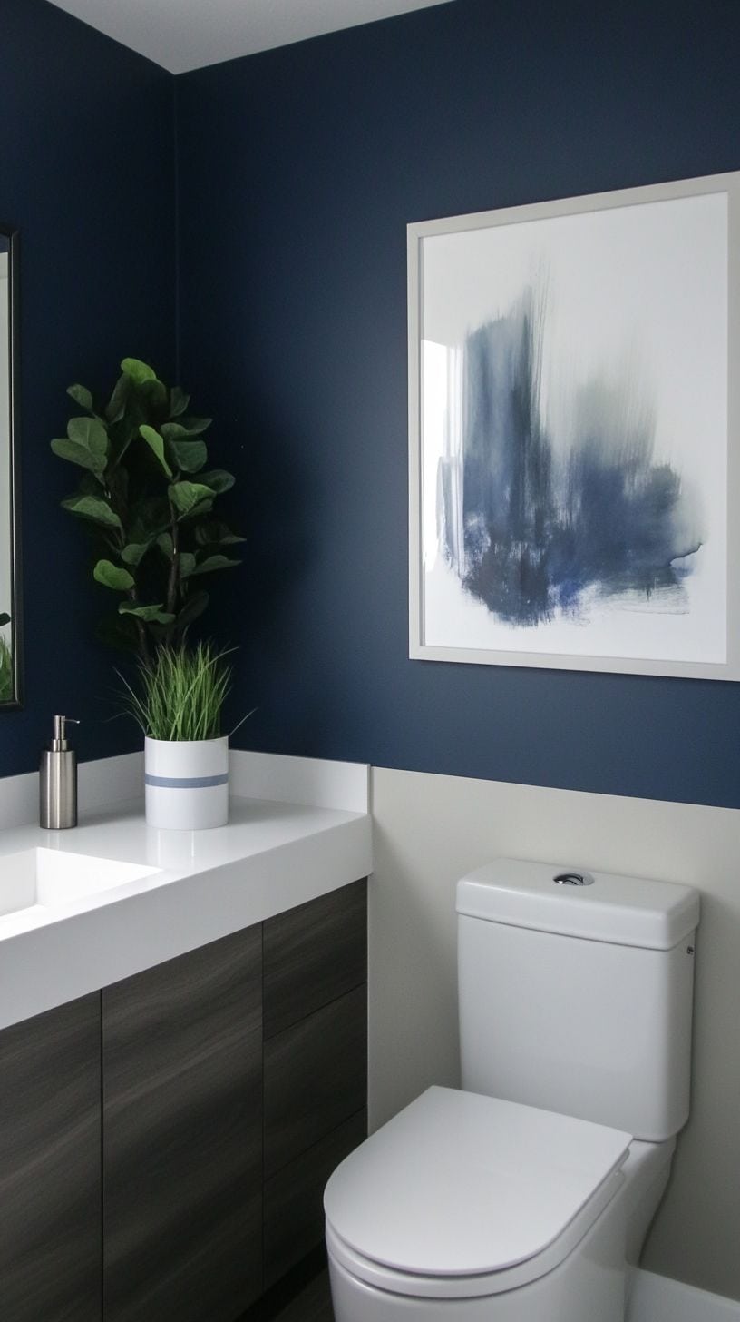Guest half bathroom
