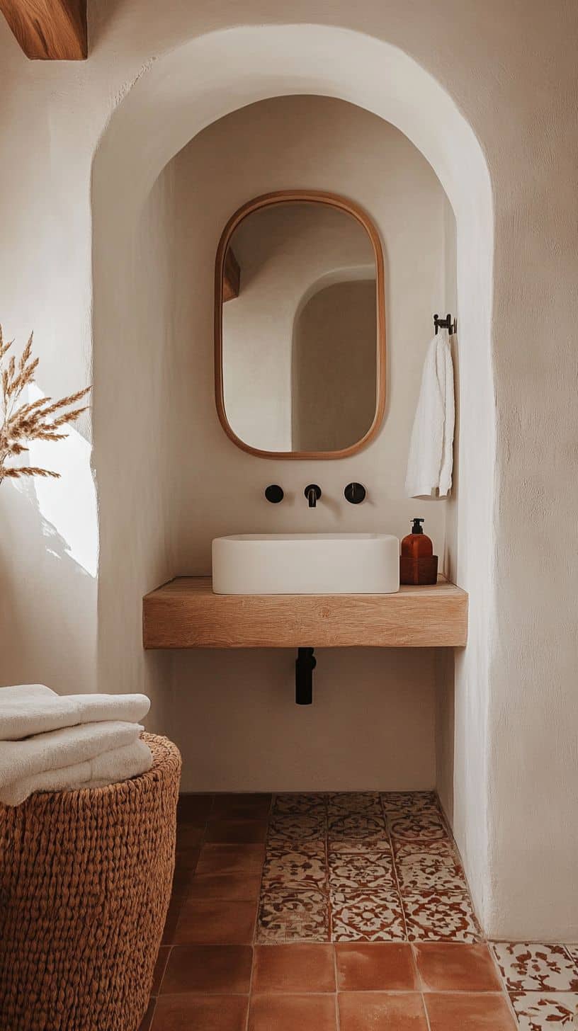 Small spanish bathroom