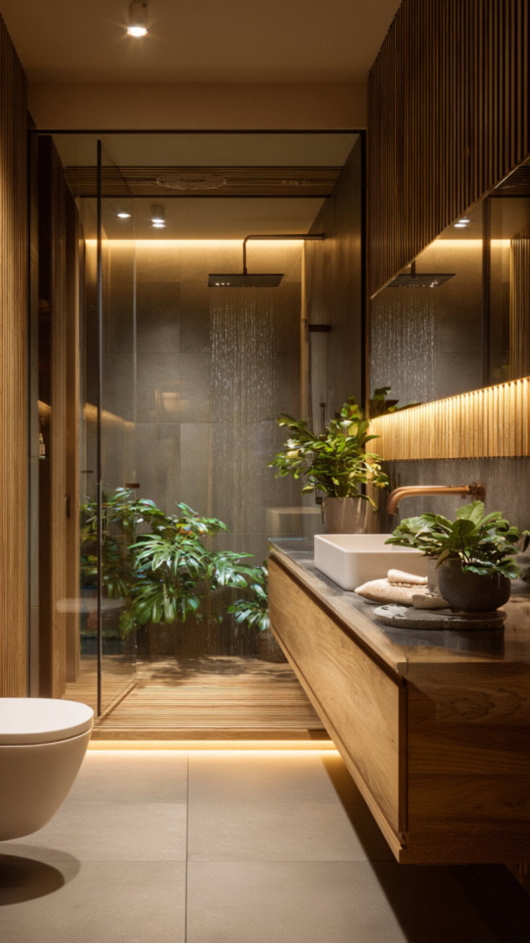 Japandi Bathroom Vanity Elegance