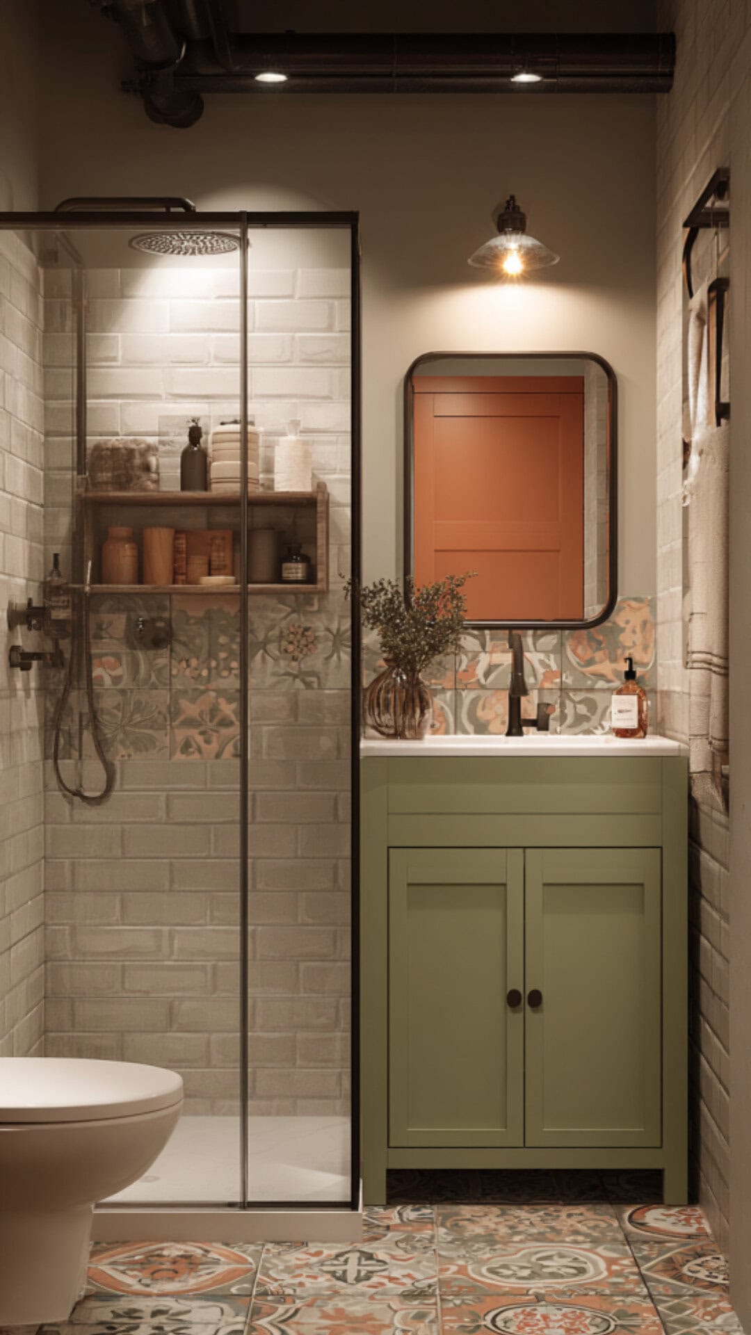 Farmhouse Bathroom Colors That Pop