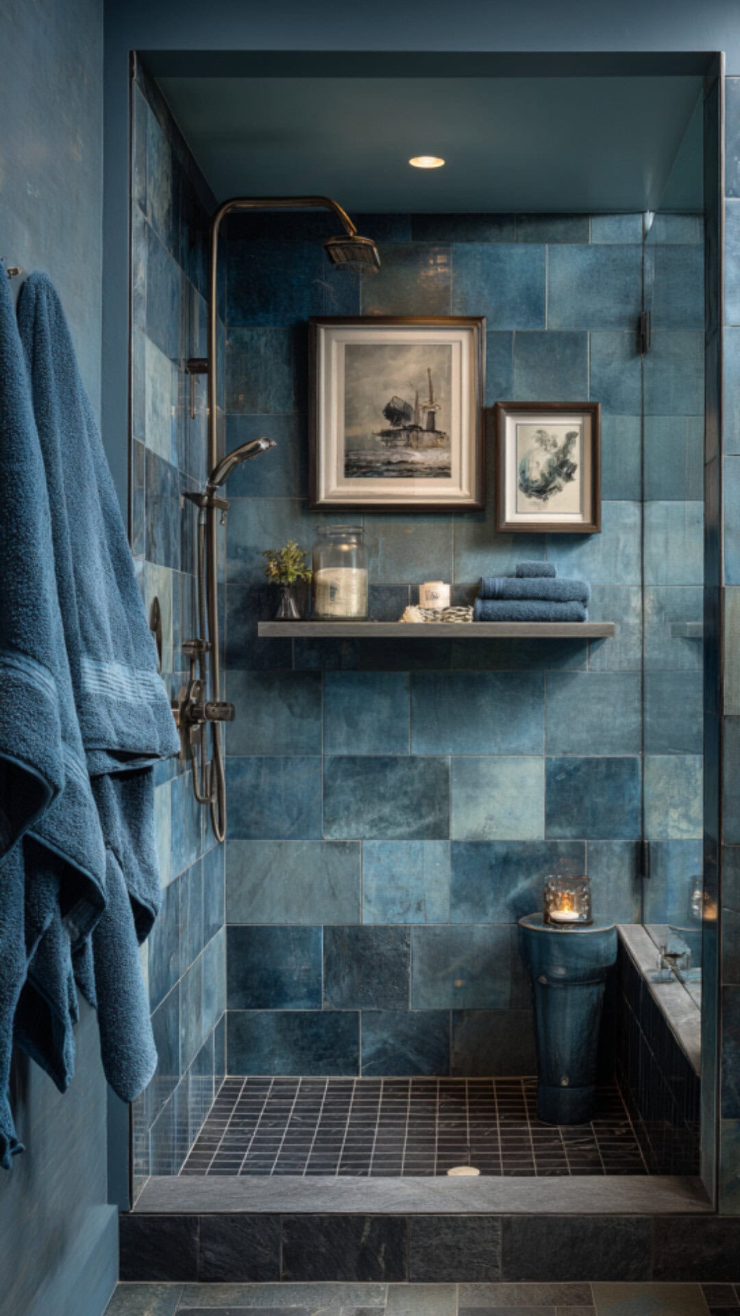 Blue Bathroom Color Scheme Idea