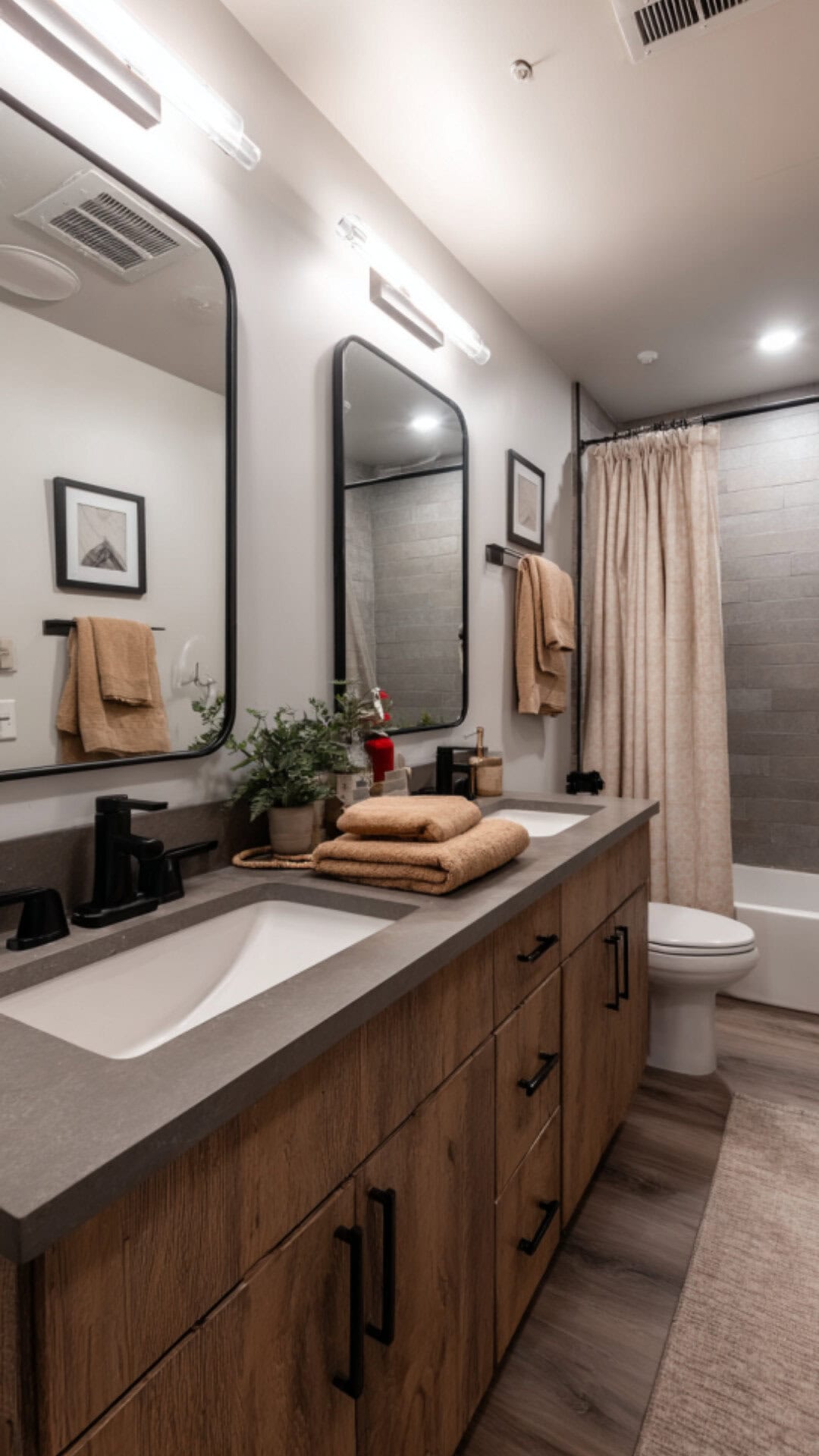 Double Sink Bathroom Vanity For Couples